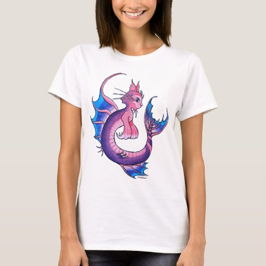 T-shirt Saumon Simon, Le Catfish (Devant)