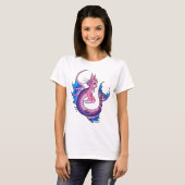 T-shirt Saumon Simon, Le Catfish (Devant entier)
