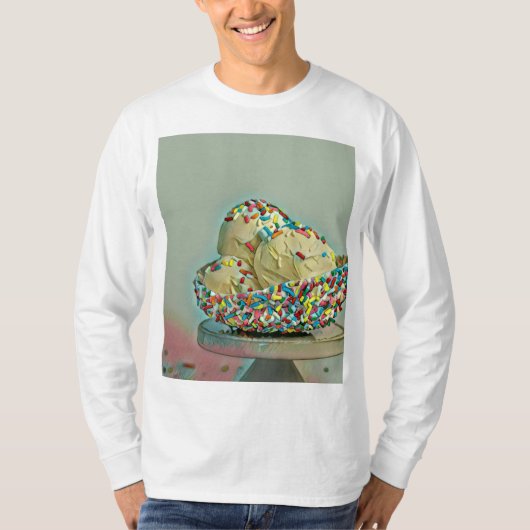T-shirt Saupoudrer de crème glacée (Devant)