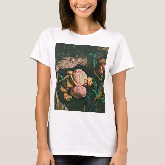 T-shirt Saupoudrer de crème glacée (Devant)