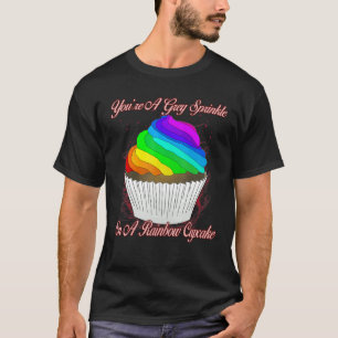 T-shirt Saupoudrer De Gris Sur Un Sass Sarcastique Cupcake