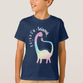 T-shirt Saurus arc-en-ciel (Devant)