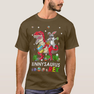 T-shirt Saurus Bunny mignon Re T Re Dino Dabbing Rabin Est
