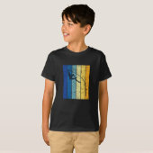 T-shirt Saut à la perche rétro (Devant entier)