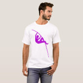 T-shirt Saut à la perche - Violet (Devant entier)