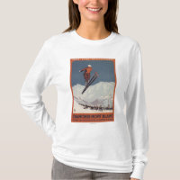Saut à skis - affiche olympique de promo de PLM