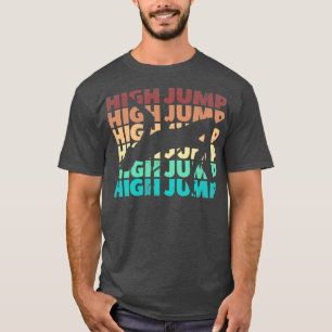 T-shirt Saut à vidange élevé Saut à vidange piste et champ