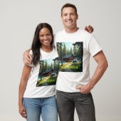 T-shirt Saut de printemps dans les bois (Unisexe)