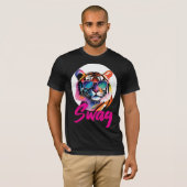 T-shirt saut de tigre (Devant entier)