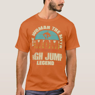 T-shirt Saut en hauteur Sauter Athlétisme Mère