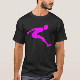 T-shirt Saut en longueur - Magenta