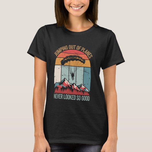 T-shirt Saut en parachute (Devant)