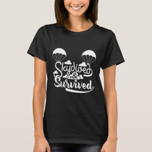 T-shirt Saut en parachute Amp Survivre au succès du parach