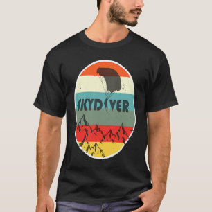 T-shirt Saut en parachute Parachutiste Vintage Saut en par