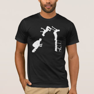 T-shirt saut périlleux arrière blanc