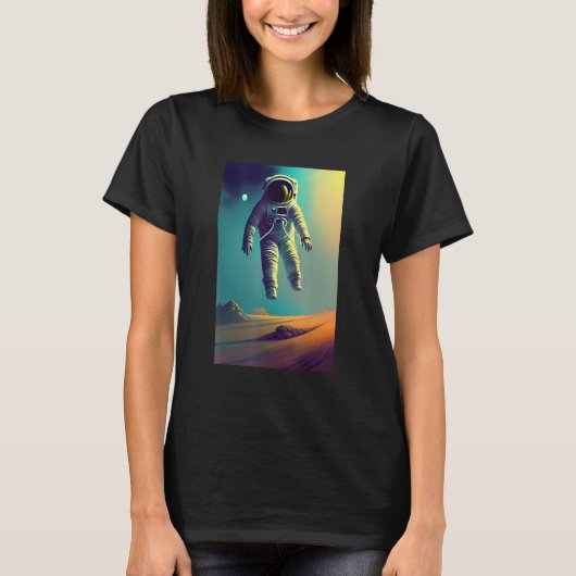 T-shirt Saut Spaceman Universe Space Astronaut Galaxy (Devant)