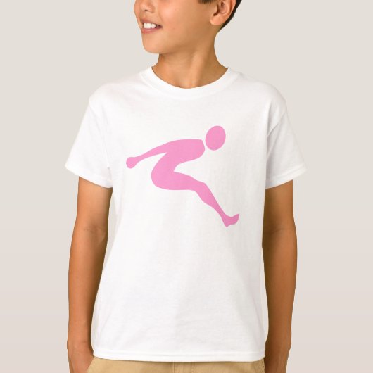 T-shirt Saute longue - rose (Devant)