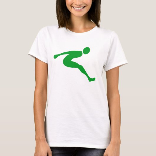 T-shirt Saute longue - Vert herbe (Devant)