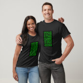 T-shirt Saute Trump. Binary. (Unisexe)