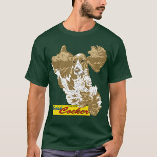 T-shirt Sauter anglais de cocker