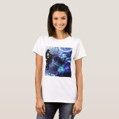 T-shirt Sauter dans l'espace - Motocross Rider (Devant entier)