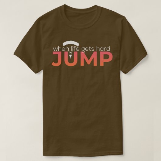 T-shirt Sauter et Skydive (Design devant)