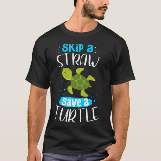T-shirt Sauter La Paille Sauver Les Tortues Éco-Responsabl