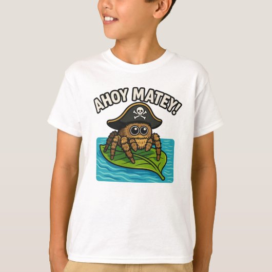 T-shirt Sauter Pirate Spider Aventure Capitaine Webbeard (Devant)