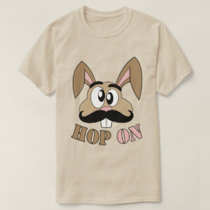 T-shirt Sauter sur le lapin de moustache