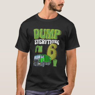 T-shirt Sauter tout J'ai 6 ans Vieux camion à ordures 6e B
