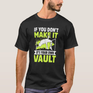 T-shirt Sauteur de perche sur piste de saut athlète Sp