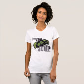 T-shirt Sautez juste la conception équestre (Devant entier)