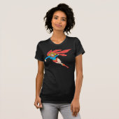 T-shirt Sauts et poinçons de Supergirl (Devant entier)