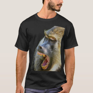 T-shirt Sauvage et Audacieux – Chemise Imprimée Babouin