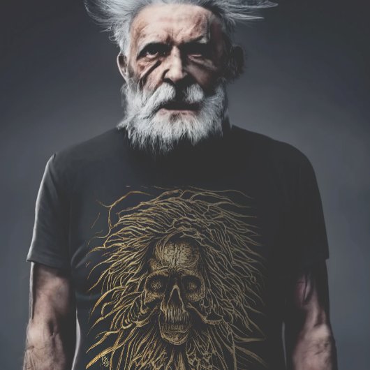 T-shirt sauvage et étrange