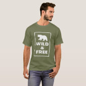 T-shirt Sauvage Et Libre (Devant entier)