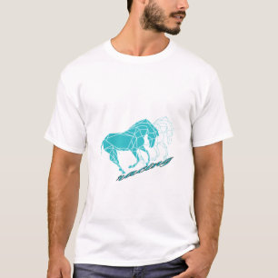 T-shirt Sauvage et libre : La beauté des chevaux