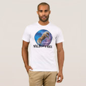 T-shirt Sauvage et libre - Mustang (Devant entier)