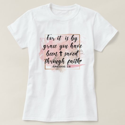 T-shirt Sauvé par la grâce (Design devant)