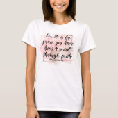 T-shirt Sauvé par la grâce (Devant)