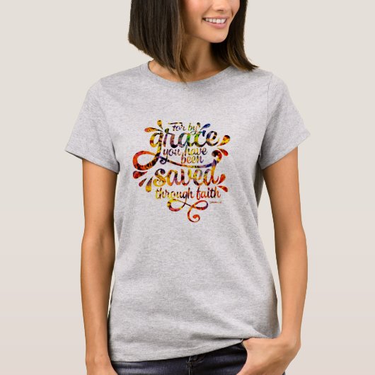 T-shirt Sauvé par la grâce (Devant)