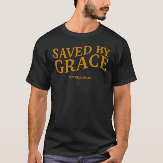 T-shirt Sauvé par la grâce par la foi chrétienne Jésus Die