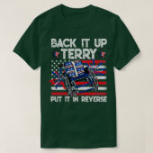 T-shirt Sauvegarder Terry Mettez-le dans Reverse Fireworks (Design devant)