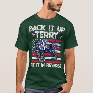 T-shirt Sauvegarder Terry Mettez-le dans Reverse Fireworks