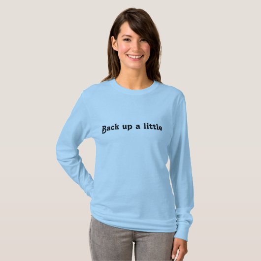 T-shirt Sauvegarder un peu, message psa (Devant entier)