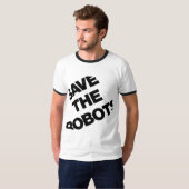 T-shirt Sauvegardez les robots après les heures Club NYC (Devant entier)
