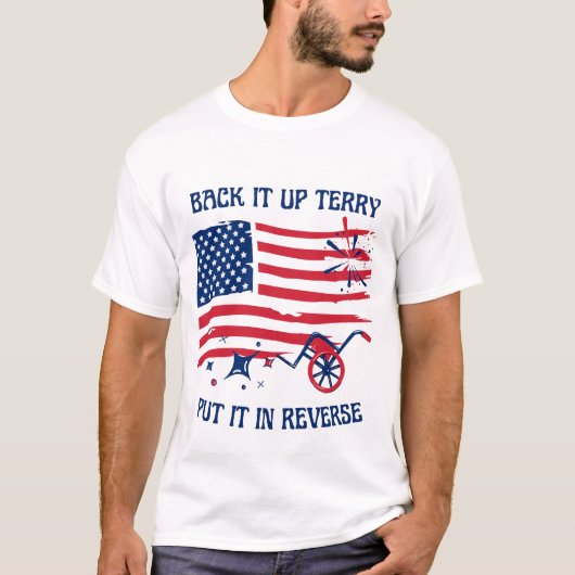T-shirt Sauvegardez Terry. Mettez-le à l'envers ! (Devant)