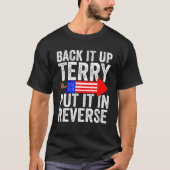 T-shirt Sauvegardez Terry Mettez-Le En Reverse (Devant)