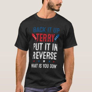 T-shirt Sauvegardez Terry Placez-Le En Reverse Fireworks F