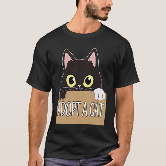 T-shirt Sauver Des Chats Travailleur Du Centre D'Adoption  (Devant)